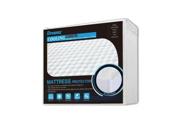 DreamZ Waterproof Mattress Protector - Six Sizes Available
