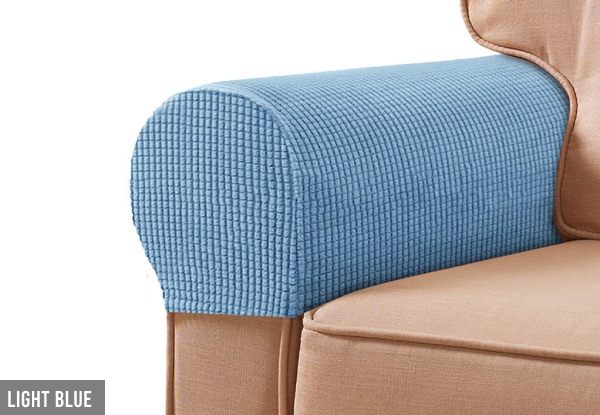 One-Pair of Sofa Arm Covers - Six Colours Available & Option for Two-Pairs