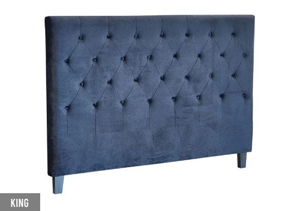 Kelly Button Style Headboard - Available in Two Colours & Two Sizes