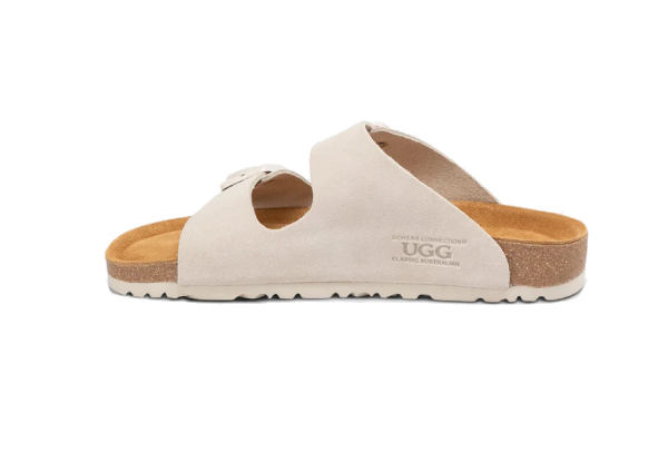 Ozwear Ugg Aussie Victoria Suede Leather Unisex Slipper - Available in Four Colours & 10 Sizes