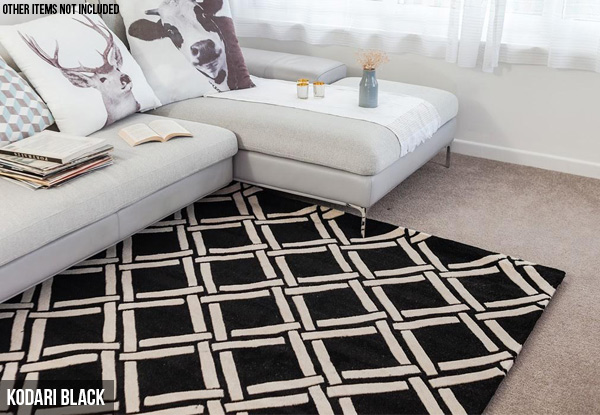 Kodari Collection Designer Rugs - Four Designs Available