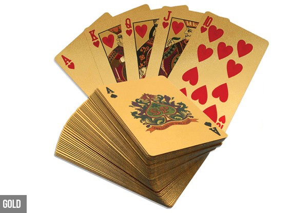 Black or Gold Playing Card Set