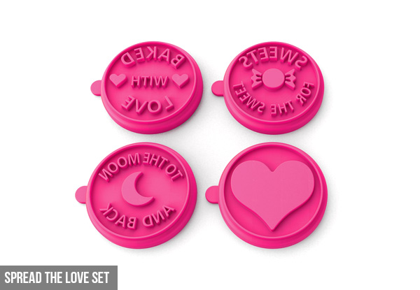 Silicandy Cookie Stamps Set - Four Designs Available
