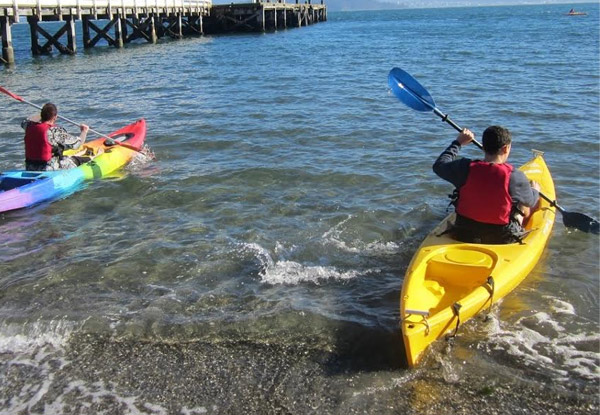 One-Hour Single Kayak Hire - Options for One-Hour Double Kayak Hire, or One-Hour Stand-Up Paddleboard Hire