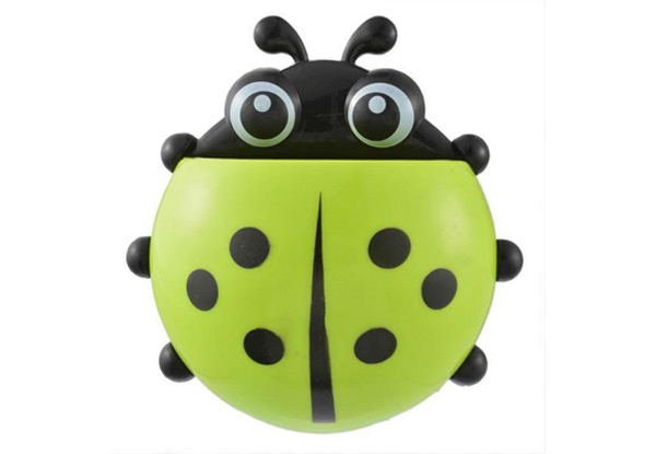 Ladybug Toothbrush Holder - Four Colours Available