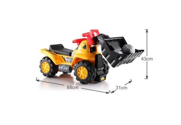 Kids Ride-On Bulldozer Toy