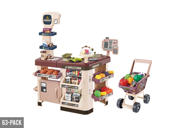 Kids Supermarket Playset - Two Sets Available