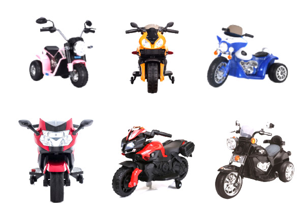 Ride-On Motorbike - Six Styles Available