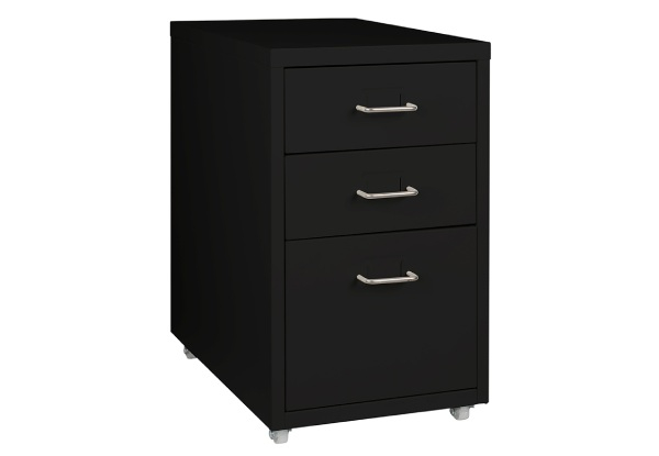 Levede Three-Drawer Office Storage Cabinet - Two Colours Available