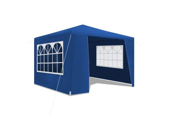 3x3m Walled Outdoor Gazebo - Two Colours Available