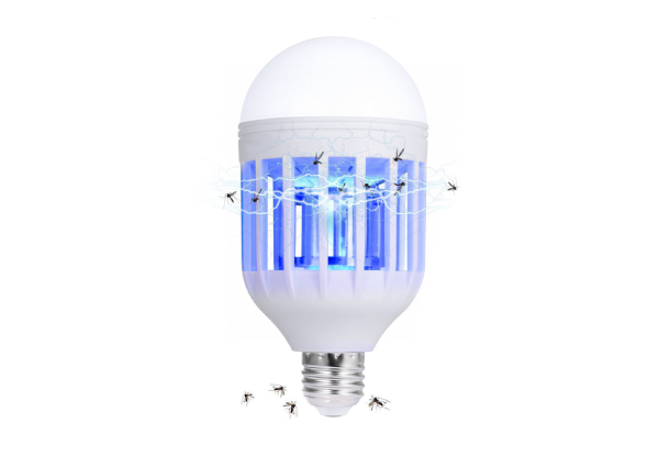Two-In-One Mosquito Zapper Light Bulb