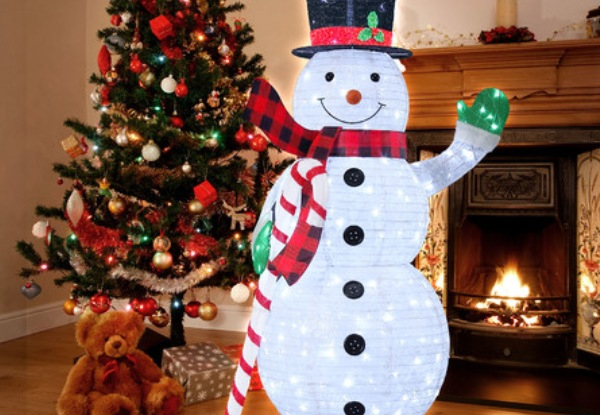 180cm Snowman LED Christmas Light Decor - Two Options Available