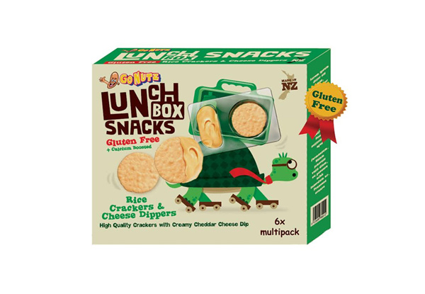 Six Boxes of GONUTZ Dippers Lunch Box Snacks (36 Dippers Total) - Option for 12 Boxes Available