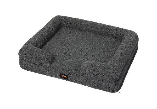 PaWz Washable Memory Foam Pet Sofa Bed - Available in Two Colours & Four Sizes