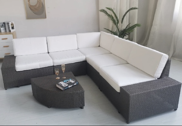 Verillia Outdoor Six-Piece Sofa Set