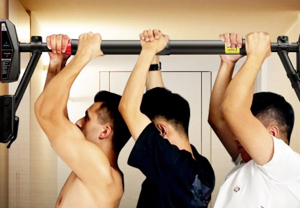 Genki 400kg Adjustable Pullup Push-Up Bar - Two Sizes Available