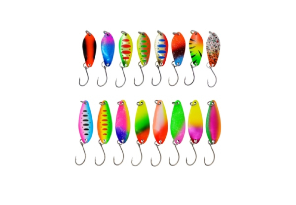 16-Piece Fishing Spinner Baits Kit Set - Two Styles Available