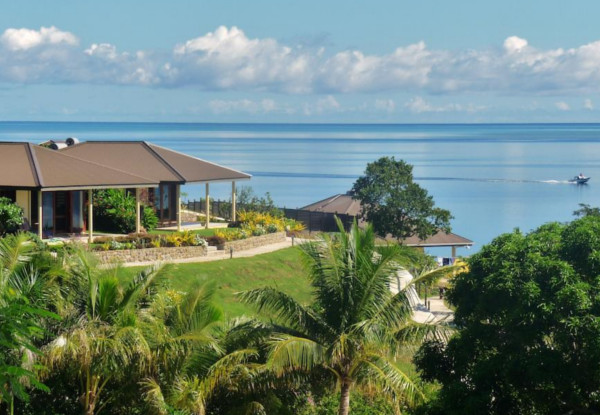 Per-Person Twin-Share for a Seven-Night Fiji Package incl. Two Nights at Tanoa, Five Nights at Volivoli Beach Resort with A la Carte Breakfast, Three-Course Dinner & All Transfers