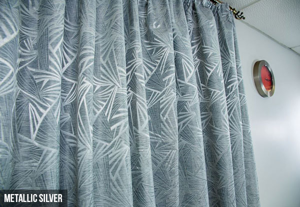 100% Blockout Thermal-Coated Readymade Curtains - Four Designs & Eight Sizes Available
