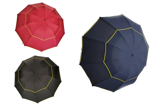 Large Windproof Umbrella - Three Colours Available