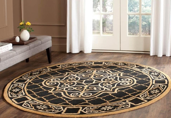 Vintage Circle Area Rug - Available in Four Styles & Three Sizes