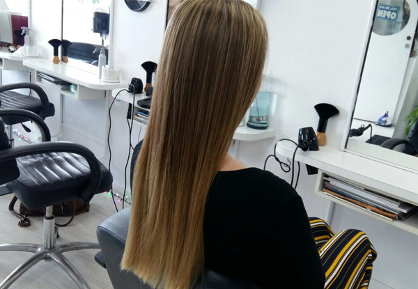 Keratin Treatment incl. Style Finish - Option for Global Colour, Treatment, Style Cut & Blow-Wave