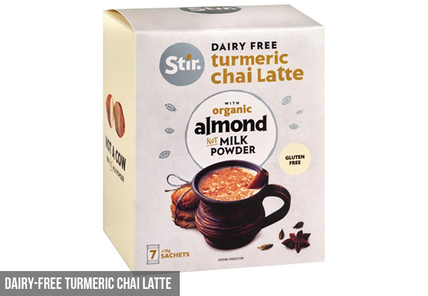 28-Pack of Almond Milk Hot Drink Mixes - Four Flavours Available & Option for a Mixed Pack