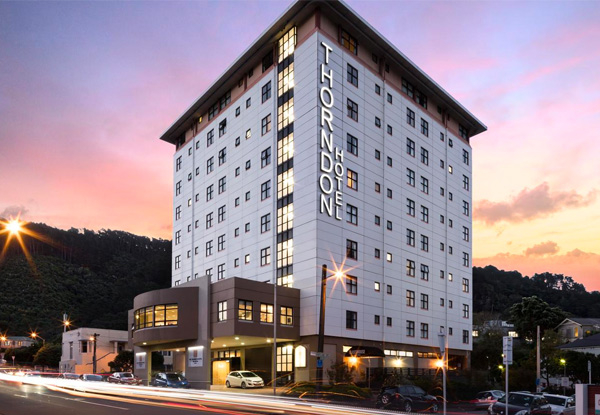 One-Night Weekend Wellington Stay for Two People at The Thorndon Hotel by Rydges incl. Breakfast Per-Person, WiFi & Late Check Out - Options for Two or Three Nights - Valid Friday to Sunday