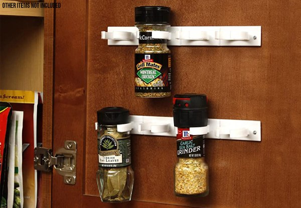 Kitchen Spice Rack Organisers - Option for Two-Pack