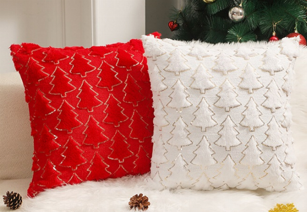 Christmas Decorative Throw Pillow Cover - Three Colours Available