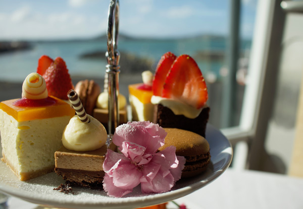 High Tea by the Sea for Two People incl. Tea & Coffee - Options to incl. a Glass of Bubbles & for Four, Six or Eight People