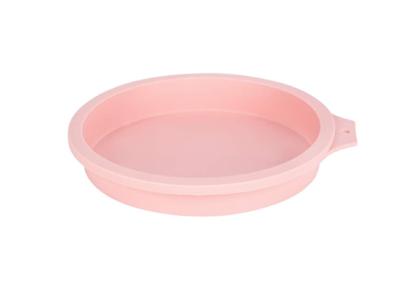 6-inch Non-Stick Round Silicone Cake Baking Mould - Available in Two Colours & Option for Four-Pack