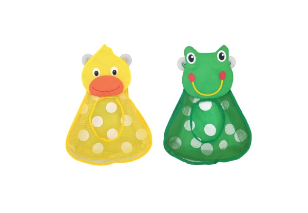 Baby Bath Net Toy Storage Bag - Option for Duck or Frog
