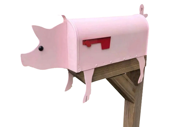 Unique Metal Animal Mailbox - Available in Three Styles & Option for Two-Pack