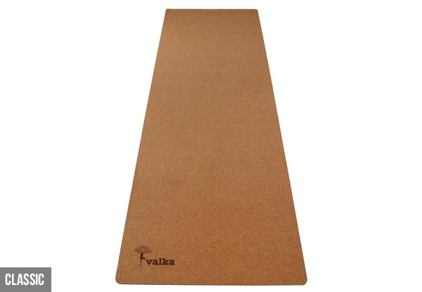 Natural Cork Yoga Mats - Four Styles Available