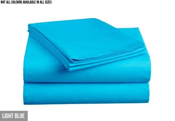 1000TC Microfiber Sheet Set - 10 Colours & Five Sizes Available