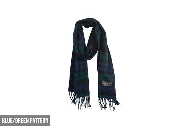 Luxurious 100% Wool Scarf - Seven Colours Available
