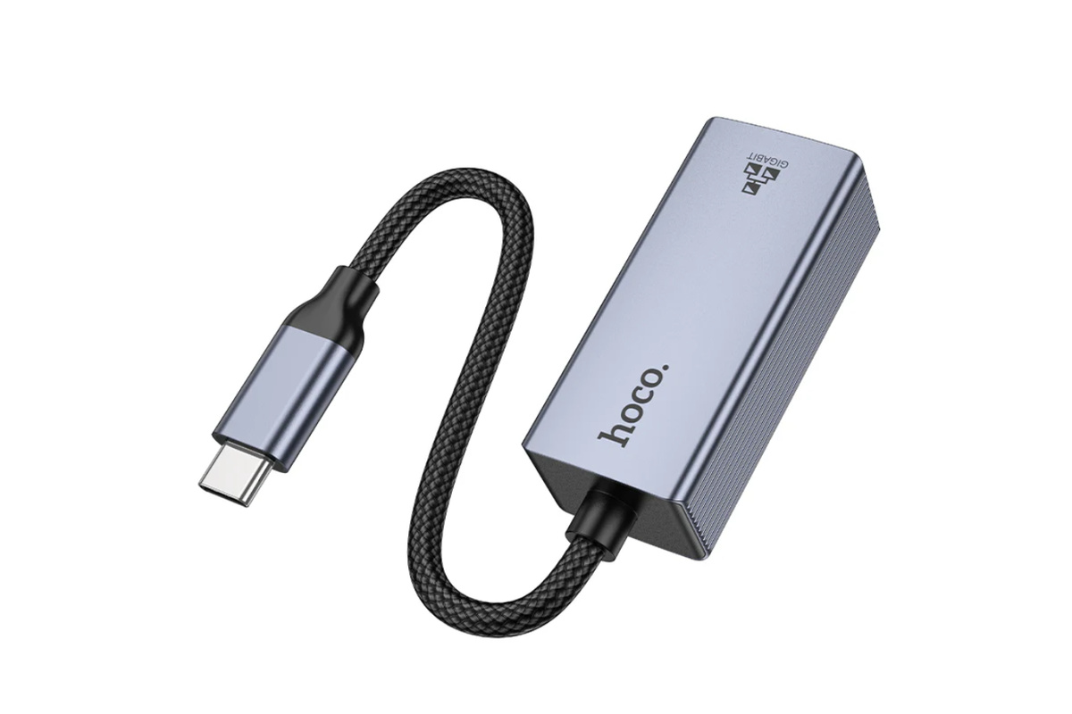 Hoco USB-C to RJ45 Gigabit Ethernet Adaptor