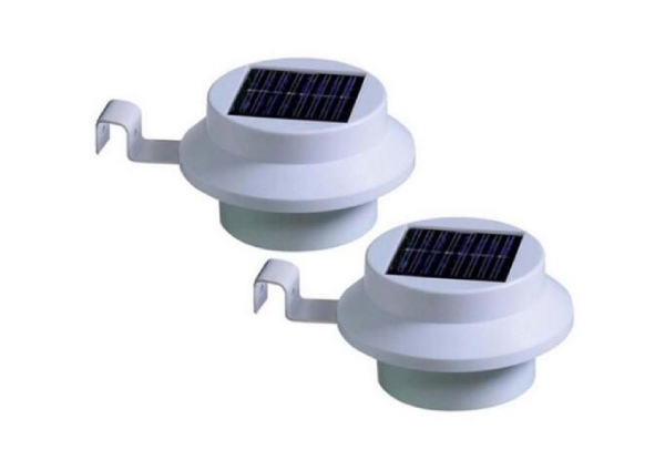 Two-Pack of Solar Gutter Lights - Option for a Four-Pack & Two Styles Available