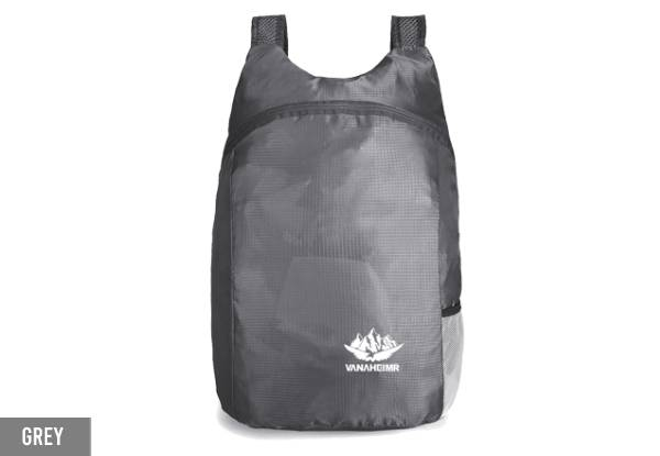 20L Lightweight Foldable Backpack - Eight Colours Available