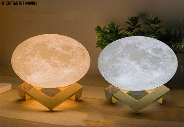 3D Moon Lamp - Option for Two with Free Delivery