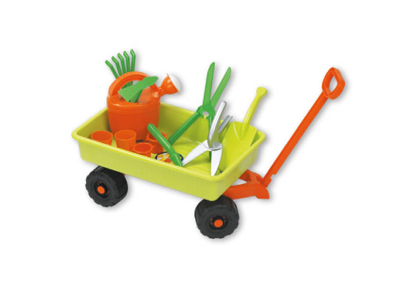 Summertime Kids Play Trolley with Garden Set