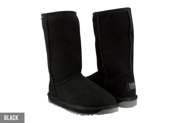 Ugg Australian-Made Water-Resistant Classic Unisex Tall Boots - Available in Four Colours & 10 Sizes