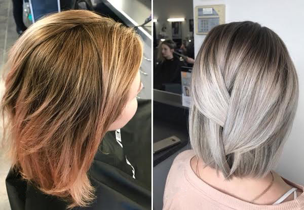 Balayage, Ombre or Dip-Dye Hair Package incl. Colour, Style Cut, Shampoo, OLAPLEX Treatment, Head Massage & Blow Wave Finish - Three Locations Available