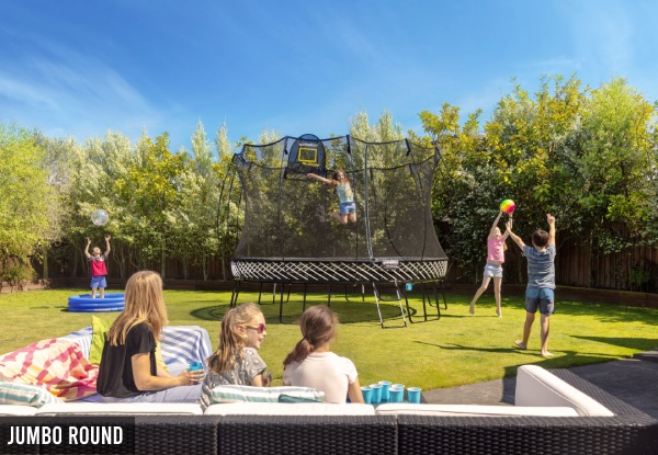 Springfree Large Trampoline with Hoop incl. Free Delivery - Three Sizes Available