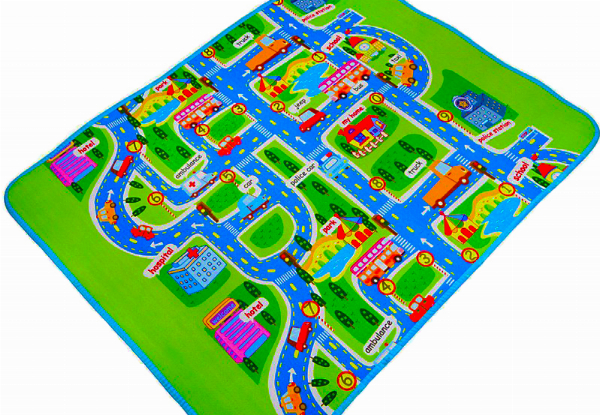 City Road Carpet Playmat for Children - Two Sizes Available