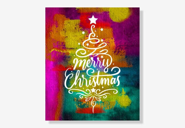 Merry Christmas Tree - ArtBox - Three Sizes Available