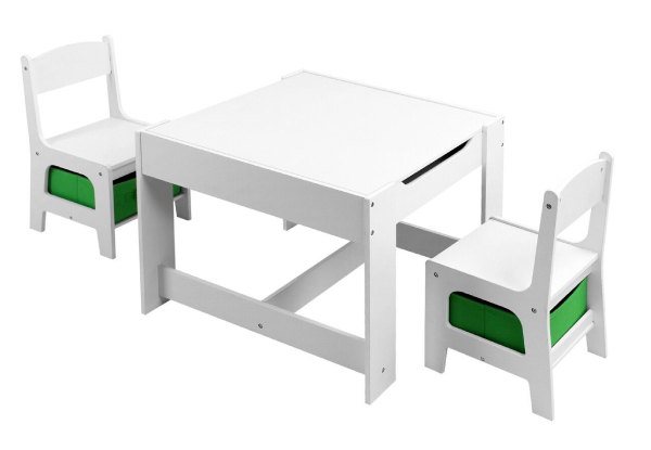 Kidbot Activity Play Centre Table & Chair Set - Two Colours Available