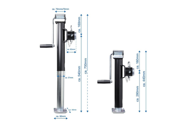 400kg Heavy Duty Trailer Jack