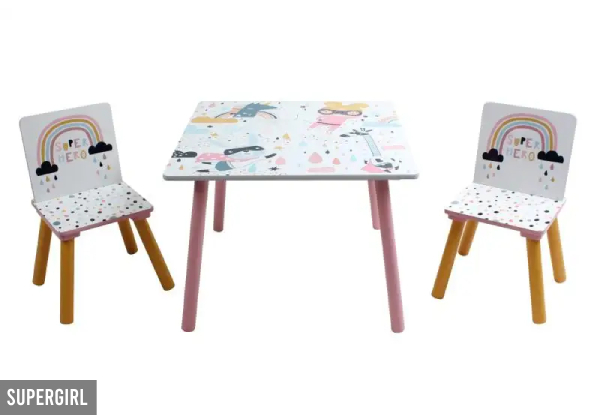 Berry Park Kids Table & Chair Set - Three Options Available